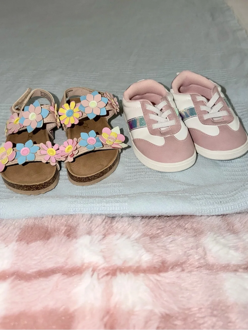 Girls Size 5 Sneakers and Sandals